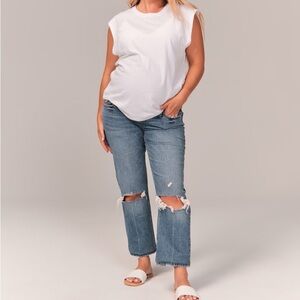 Abercrombie & Fitch Maternity Straight Leg Jeans